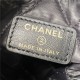 Chanel BUCKET WITH CHAINLambskin Imitation Pearls & Gold-Tone Metal Black A