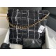 Chanel 22 LARGE HANDBAG Tweed & Gold-Tone Metal AS3262 High