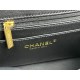 Chanel MINI FLAP BAG With Top Diamond Handle Lambskin & Gold-Tone Metal AS4140 Black High