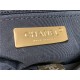 Large Chanel 19 Flap Bag Tweed Gold-Tone Houndstooth Black-White High