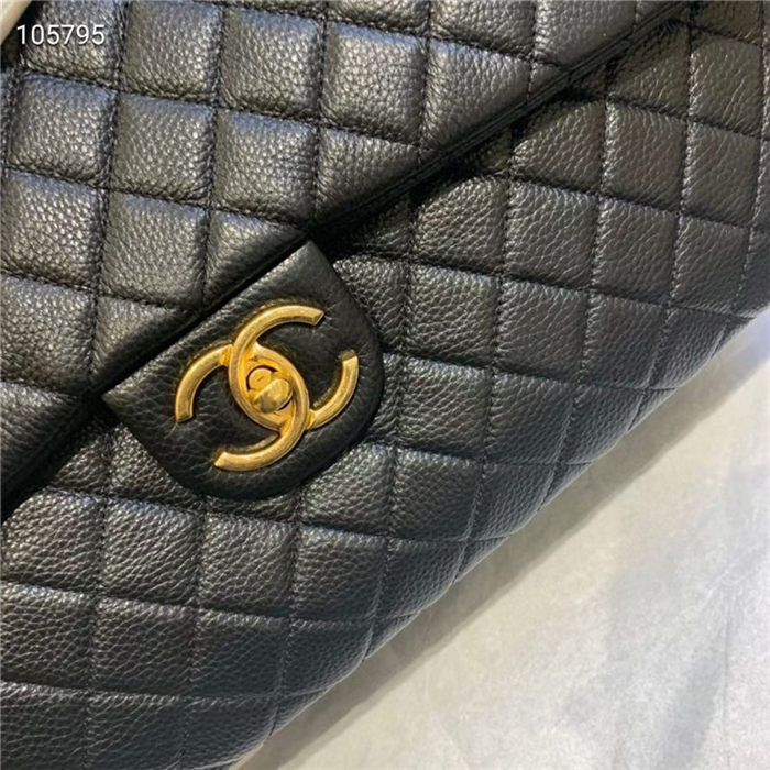 Chanel Timeless XXL Gold Metal Black High