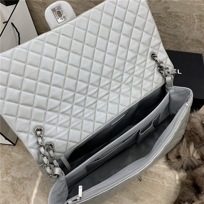 Chanel Timeless XXL Grey Blue High