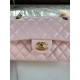 Small CLASSIC HANDBAG Lambskin Gold Metal Pink A