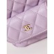 Chanel Mini Backpack Lambskin Gold-Tone Metal AP3753 Lilac High