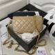 Chanel FLAP PHONE HOLDER WITH CHAIN Shiny Lambskin & Gold-Tone Metal AP3207 Beige A