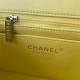 Mini CLASSIC HANDBAG Lambskin Silver Metal Yellow A