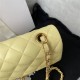 Mini CLASSIC HANDBAG Lambskin Gold Metal Yellow A