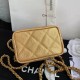 Chanel Small Vanity with Chain Grained Calfskin & Gold-Tone Metal Gold High