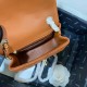 SuperMini CLASSIC HANDBAG Lambskin Gold Metal Caramel B