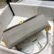 Chanel MINI FLAP BAG Grained Calfskin & Gold-Tone Metal AS2711 Grey High