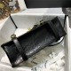 Chanel FLAP BAG Aged Calfskin & Gold-Tone Metal AS2696 Black High