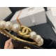 Chanel CLUTCH Lambskin Imitation Pearls & Gold-Tone Metal AS2609 Black High