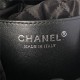 Chanel 22 MINI HANDBAG Shiny Calfskin Black & Silver-Tone Metal AS3980 High