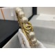 Chanel CLUTCH Lambskin Imitation Pearls & Gold-Tone Metal AS2609 White High