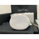 Chanel BUCKET BAG Lambskin Imitation Pearls & Gold-Tone Metal AS2608 White High