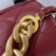 Chanel MINI FLAP BAG Calfskin & Gold-Tone Metal AS2638 Burgundy A