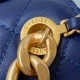 Chanel MINI FLAP BAG Calfskin & Gold-Tone Metal AS2638 Royal Blue A