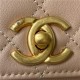 Chanel MINI FLAP BAG Calfskin & Gold-Tone Metal AS2638 Nude A