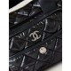 Chanel BOWLING BAG Nylon & Silver-Tone Metal AS4364 Black A