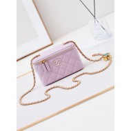 Chanel Vanity with Chain AP3940 Lambskin Pink High