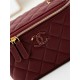 Chanel Vanity with Chain AP3940 Lambskin Burgundy High