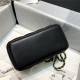 Chanel Vanity with Chain Lambskin Gold Metal Black High