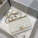 Chanel WALLET ON CHAIN Calfskin & Gold-Tone Metal AP2289 White High