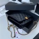 Chanel WALLET ON CHAIN Calfskin & Gold-Tone Metal AP2289 Black A