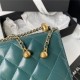 Chanel WALLET ON CHAIN Calfskin & Gold-Tone Metal AP2289 Green A