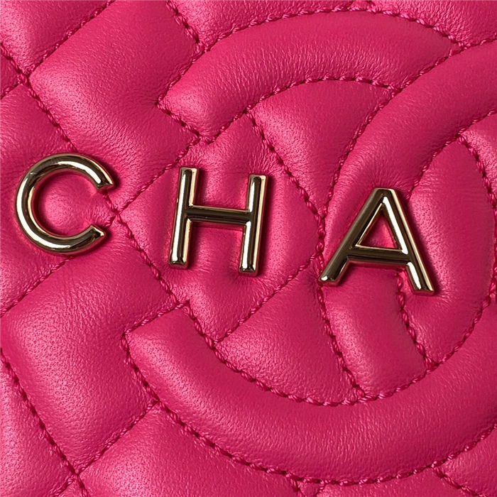 Chanel STAR HANDBAG Lambskin & Gold-Tone Metal AS4579 Fuchsia A