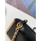 SMALL Chanel KISS LOCK BAG Lambskin Gold-Tone Metal White High