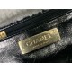 Chanel 19 Flap Bag Calfskin Gold-Tone, Silver-Tone & Ruthenium-Finish Metal Black High