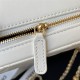 MINI CAMERA CASE Lambskin Gold-Tone Metal White AS2463 A