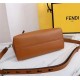 Fendi By The Way Medium Boston bag leather Brown High