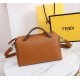 Fendi By The Way Medium Boston bag leather Brown High