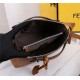 Fendi By The Way Medium Boston bag leather Brown High