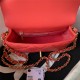 Chanel MINI FLAP BAG Calfskin AS4263 Red A