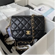 Chanel SMALL FLAP BAG Calfskin AS4264 Black A