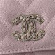 Chanel Wallet on Chain AP2734 Grained Calfskin & Gold-Tone Metal Pink A