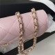 Chanel Wallet on Chain AP2734 Grained Calfskin & Gold-Tone Metal Pink A