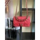 Chanel FLAP BAG AS1354 Lambskin & Gold-Tone Metal Red High