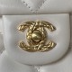 Chanel SMALL FLAP BAG Calfskin AS4264 White A