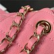 Chanel SMALL BACKPACK AS4399 Grained Shiny Calfskin & Gold-Tone Metal Pink A