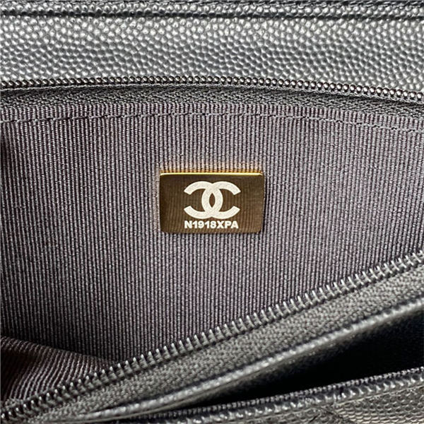 Chanel Wallet on Chain AP2734 Grained Calfskin & Gold-Tone Metal Black A