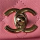 Chanel BACKPACK AS4398 Grained Shiny Calfskin & Gold-Tone Metal Pink A