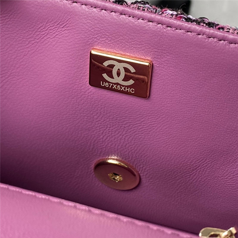 Chanel Mini Classic Flap Bag Tweed High