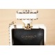 Chanel EVENING BAG Lambskin Plexi & Gold-Tone Metal High