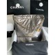 Chanel 22 LARGE HANDBAG Shiny Calfskin & Gold-Tone Metal AS3262 Ruthenium High