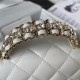 Chanel SMALL FLAP BAG With Top Diamond Handle Lambskin & Gold-Tone Metal AS4141 White A