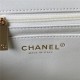 Chanel SMALL FLAP BAG With Top Diamond Handle Lambskin & Gold-Tone Metal AS4141 White A